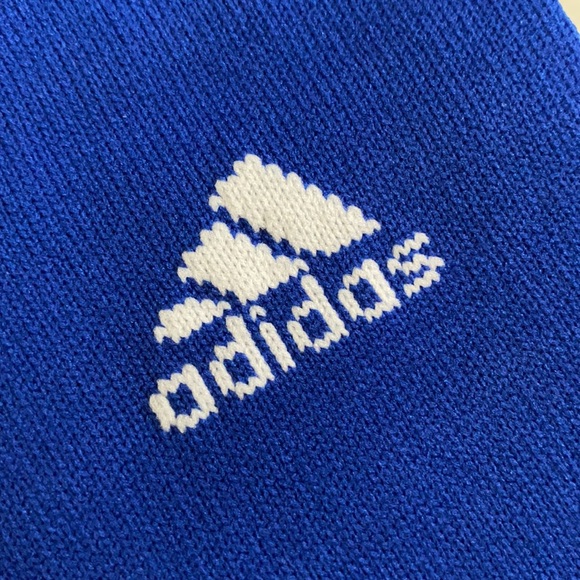 {NWT} Adidas | Metro IV OTC Soccer Socks Bold Blue/White/Clear Grey (L) - Picture 7 of 14